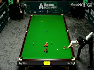 2025斯诺克沙特大师赛第三轮（80进48）加里·威尔逊4-3高阳20250811