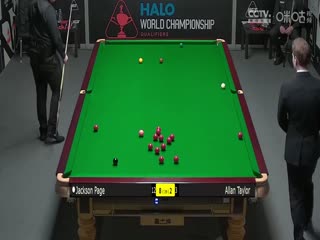 24-25赛季斯诺克世锦赛资格赛第三轮杰克逊·佩奇10-2阿兰·泰勒（第二阶段）20250414