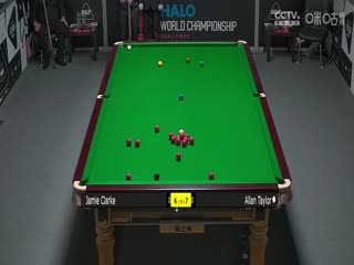 斯诺克世锦赛资格赛96进64杰米·克拉克8-10阿兰·泰勒（第二阶段）20250411