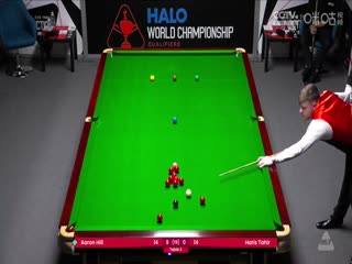 斯诺克世锦赛资格赛96进64亚伦·希尔10-0哈里斯·塔希尔（第二阶段）20250410