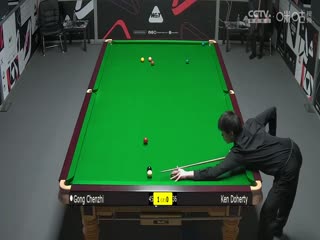 斯诺克威尔士公开赛资格赛巩晨智4-0肯·达赫迪20250205