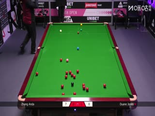 2025斯诺克英国公开赛第1轮张安达4-3杜恩·琼斯20250922