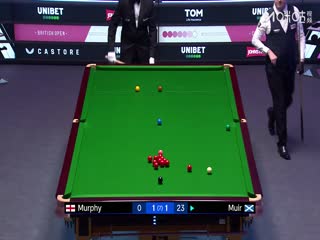 2025斯诺克英国公开赛罗斯·缪尔1-4肖恩·墨菲20250923