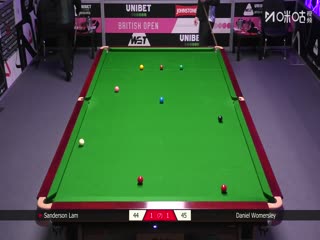 2025斯诺克英国公开赛林杉峰4-2丹尼尔·沃莫斯利20250923
