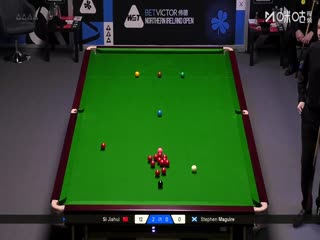 2025斯诺克北爱尔兰公开赛32进16斯蒂芬·马奎尔0-4斯佳辉20251022