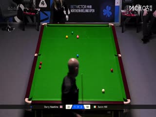 2025斯诺克北爱尔兰公开赛32进16巴里·霍金斯3-4亚伦·希尔20251022