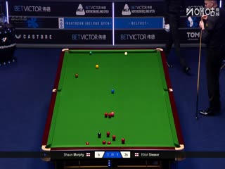 2025斯诺克北爱尔兰公开赛32进16埃利奥特·斯莱塞2-4肖恩·墨菲20251022