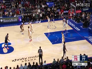 NBA常规赛老鹰VS76人20251201