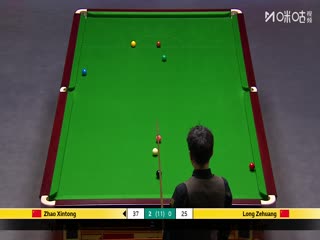 2025斯诺克英锦赛32进16赵心童6-1龙泽煌20251201