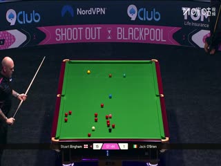 斯诺克单局限时赛128进64斯图尔特·宾汉姆76-1杰克·奥布莱恩20251212
