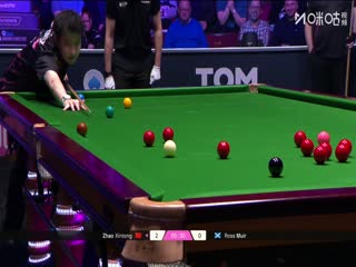斯诺克单局限时赛128进64罗斯·缪尔34-21赵心童（柏林）20251211