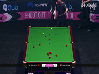 斯诺克单局限时赛128进64贺国强25-37大卫·格雷斯20251212