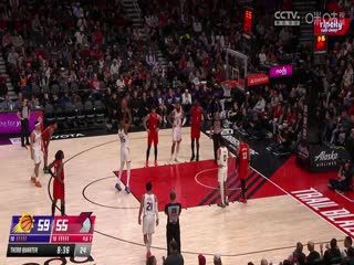 NBA常规赛太阳VS开拓者20250204