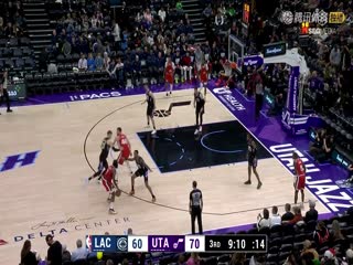 NBA常规赛快船VS爵士20250214