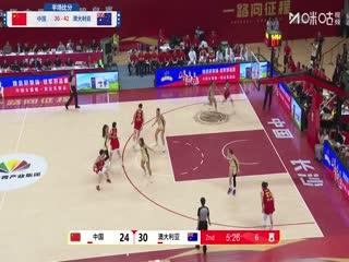 中国女篮系列热身赛中国VS澳大利亚20250708