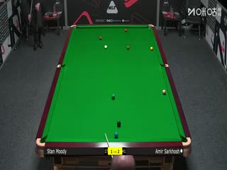 斯诺克西安大奖赛资格赛（128进64轮次）斯坦·穆迪5-4阿米尔·萨克霍什20250902