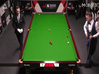 斯诺克西安大奖赛资格赛（128进64轮次）肖恩·墨菲5-0利亚姆·海菲尔德（朱峰立）20250902