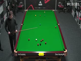 斯诺克西安大奖赛资格赛（128进64轮次）贺国强5-1赵翰洋20250902