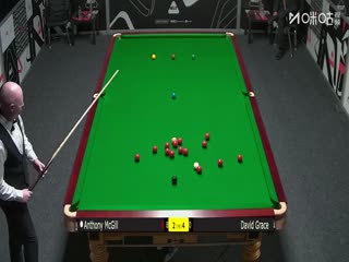 斯诺克西安大奖赛资格赛（128进64轮次）安东尼·麦克吉尔4-5大卫·格雷斯20250902