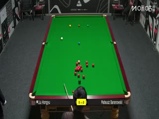 斯诺克西安大奖赛资格赛（128进64轮次）刘宏宇4-5马特乌斯·巴拉诺夫斯基20250902