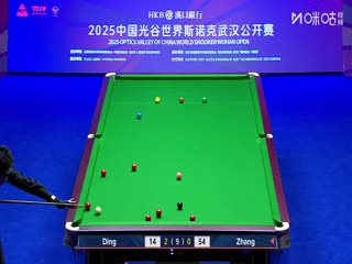 2025斯诺克武汉公开赛延期资格赛及64进32丁俊晖5-1张浩20250824