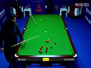 2025斯诺克武汉公开赛延期资格赛及64进32乌姆特·迪克梅3-5阿兰·泰勒20250824