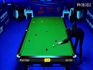 2025斯诺克武汉公开赛延期资格赛及64进32大卫·吉尔伯特5-0哈里斯·塔希尔20250824