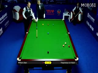 2025斯诺克武汉公开赛16进8塔猜亚·乌努1-5马克·艾伦20250827