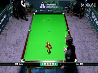 2025斯诺克沙特大师赛16进8奥利弗·莱恩斯3-6阿里·卡特20250813