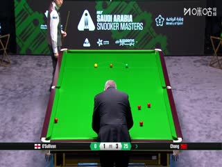 2025斯诺克沙特大师赛16进8常冰玉5-6罗尼·奥沙利文（朱蒙）20250814