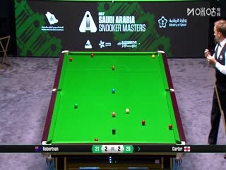 2025斯诺克沙特大师赛四分之一决赛阿里·卡特4-6尼尔·罗伯逊20250814
