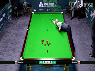 2025斯诺克沙特大师赛四分之一决赛巴里·霍金斯5-6克里斯·韦克林（秦正）20250815