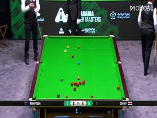 2025斯诺克沙特大师赛四分之一决赛阿里·卡特4-6尼尔·罗伯逊（秦正）20250814