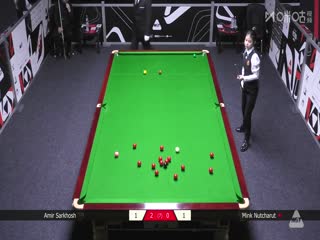 2025斯诺克英国公开赛资格赛名克·努查鲁特1-4阿米尔·萨克霍什20250628