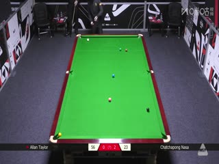 2025斯诺克英国公开赛资格赛艾伦·泰勒4-2查察蓬·纳萨20250628