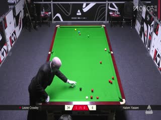 2025斯诺克英国公开赛资格赛莱昂内·克劳利4-0哈特姆·亚辛20250627