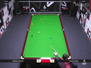 2025斯诺克英国公开赛资格赛黄佳浩2-4马修·史蒂文斯20250627