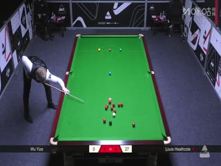 2025斯诺克武汉公开赛资格赛吴宜泽2-5路易斯·西斯考特20250622