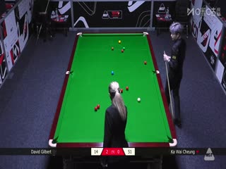 2025斯诺克武汉公开赛资格赛大卫·吉尔伯特5-1张家玮20250624