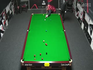 2025斯诺克武汉公开赛资格赛乔丹·布朗5-1杜恩·琼斯20250622