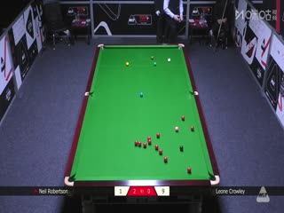 2025斯诺克武汉公开赛资格赛尼尔·罗伯逊5-0莱昂内·克劳利20250623