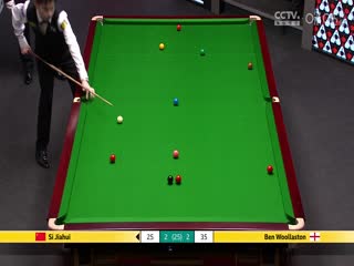 24-25赛季斯诺克世锦赛第二轮斯佳辉5-3本·沃拉斯顿（第一阶段）20250427