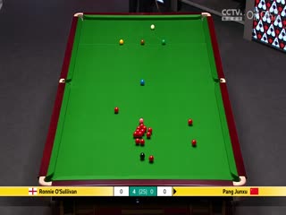 24-25赛季斯诺克世锦赛第二轮罗尼·奥沙利文6-2庞俊旭（第一阶段）20250426