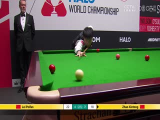 24-25赛季斯诺克世锦赛第二轮雷佩凡6-10赵心童（第二阶段）20250426