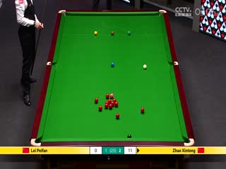 24-25赛季斯诺克世锦赛第二轮雷佩凡3-5赵心童（第一阶段）20250425