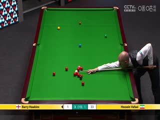 24-25赛季斯诺克世锦赛第一轮巴里·霍金斯5-4侯赛因·瓦菲（第一阶段）20250420