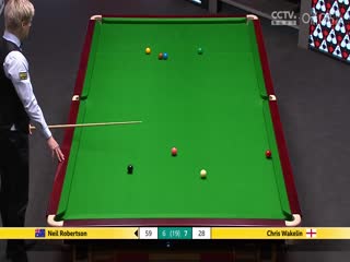 24-25赛季斯诺克世锦赛第一轮尼尔·罗伯逊8-10克里斯·韦克林（第二阶段）20250421