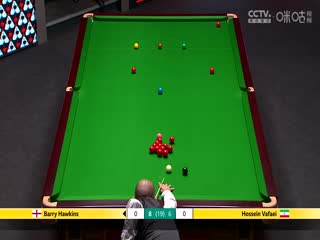 24-25赛季斯诺克世锦赛第一轮巴里·霍金斯9-10侯赛因·瓦菲（第二阶段）20250421