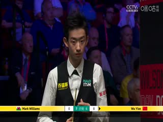 24-25赛季斯诺克世锦赛第一轮马克·威廉姆斯10-8吴宜泽（第二阶段）20250420