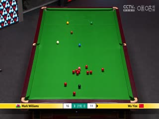 24-25赛季斯诺克世锦赛第一轮马克·威廉姆斯5-4吴宜泽（第一阶段）20250420